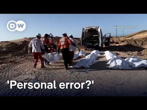 Killing of 15 Palestinian medics: Just a "professional failure"? | DW News