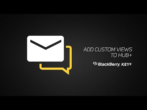 How To Add Custom Views To The BlackBerry Hub+ Inbox