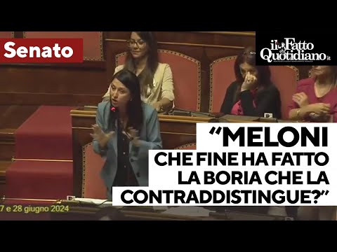 "Meloni a occhi bassi, dov'è la boria che la contraddistingue?": l'attacco di Maiorino (M5s)