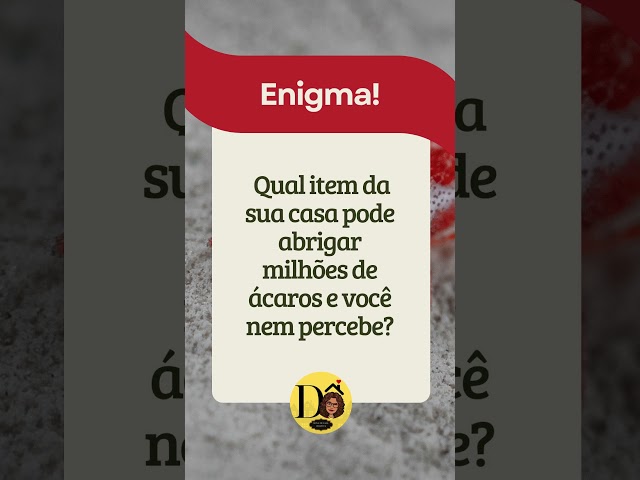 Qual item da sua casa pode abrigar milhões de ácaros e você nem percebe?