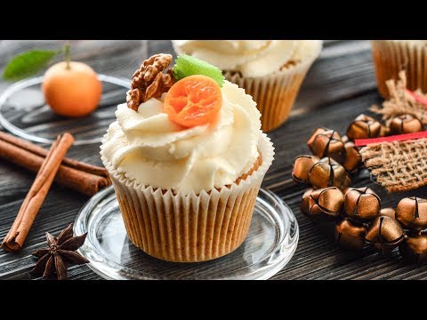 Морковные КАПКЕЙКИ с КРЕМ-ЧИЗОМ ☆ Carrot cupcakes