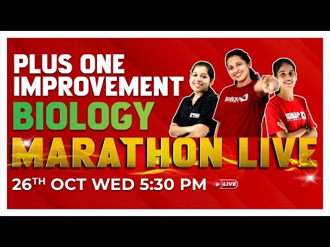 Plus One Improvement Exam | Biology | Marathon Revision Live | Exam Winner