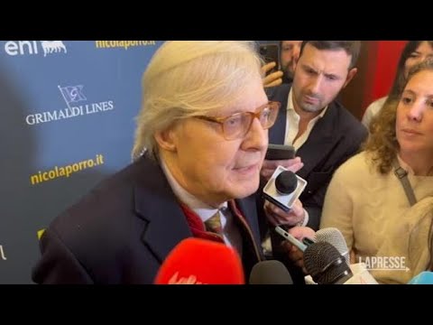 Sgarbi a Sangiuliano: «Uomini che hanno dignità non accolgono lettere anonime»