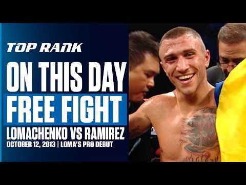 Vasiliy Lomachenko vs Jose Luis Ramirez | FREE FIGHT LOMA’s PRO DEBUT