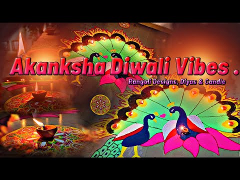 Akanksha 40 Diwali Vibes | Rangoli Designs, Diyas🪔 & Candle🕯️🎆🎇🪔✨