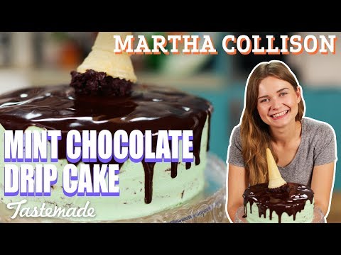 Mint Chocolate Drip Cake I Martha Collison