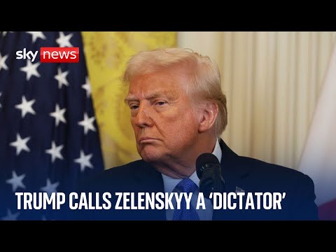 BREAKING: Trump calls Zelenskyy a 'dictator' & 'modestly successful comedian'