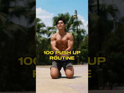 The 100 Push Up routine #pushupworkout #pushupchallenge #bodyweight #homeworkout