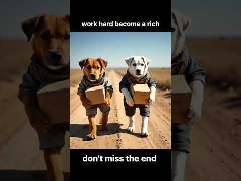puppy hard work and become a rich #shots #animation #cartoon #cat#sisterbrotherbonding