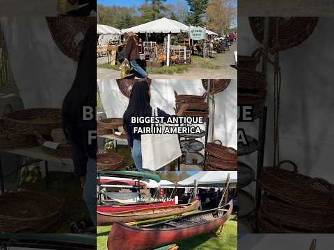 The biggest antique fair in America 📍Brimfield Antique Flea Market