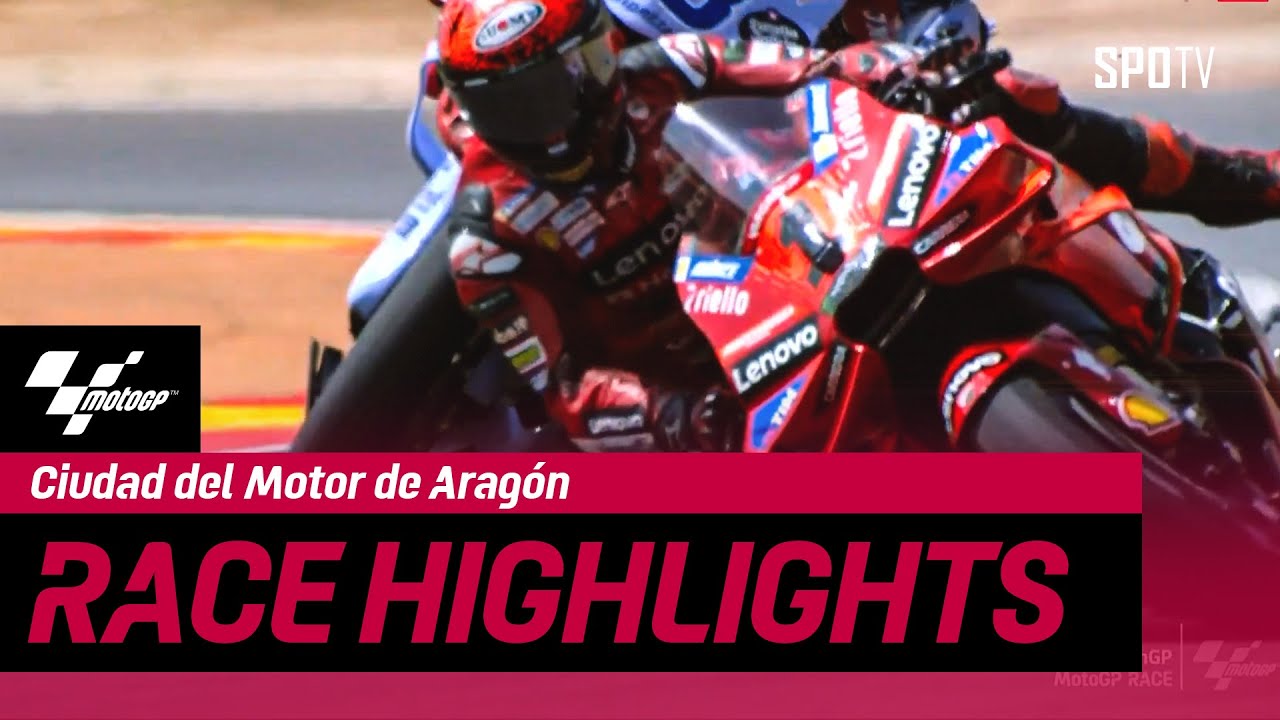 Crash Dramatis Pecco & Aleix Marquez, MM93 Juara Lagi di Aragon! - MotoGP Race [MotoGP Aragon]