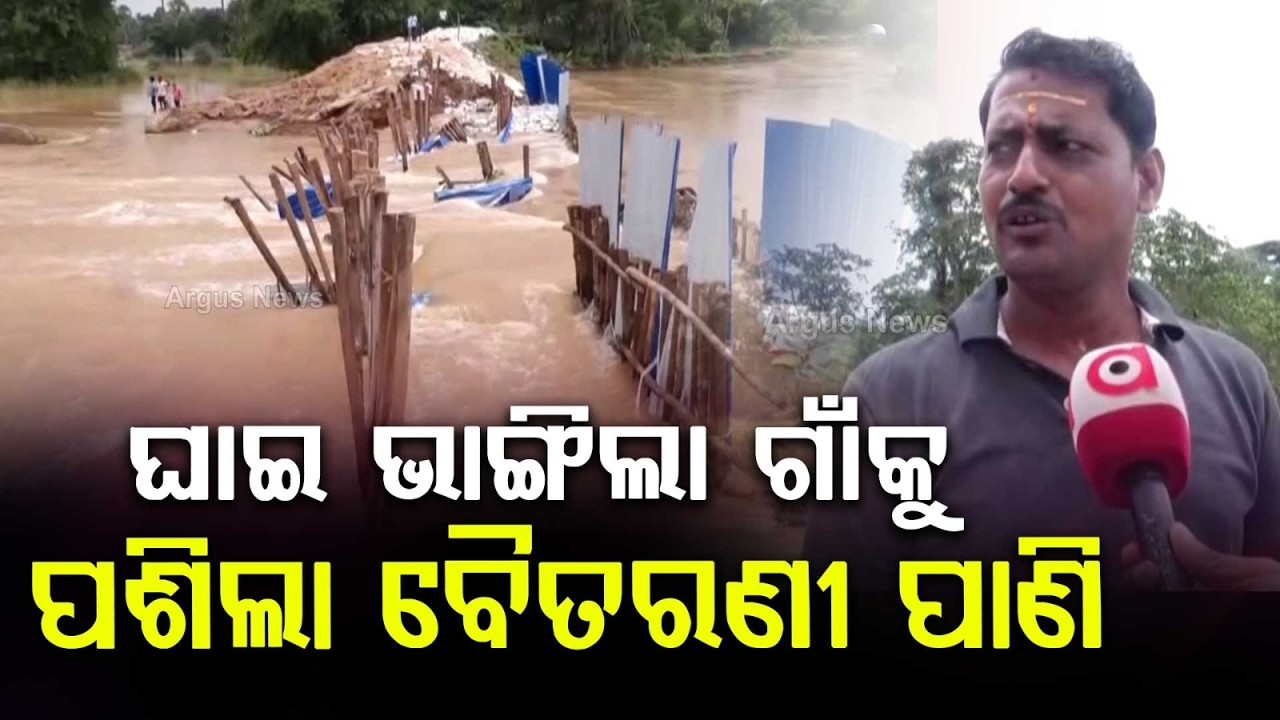 Jajpur Flood Update: Dovabil-Patna Embankment Breach Floods Several Villages In Dasarathpur