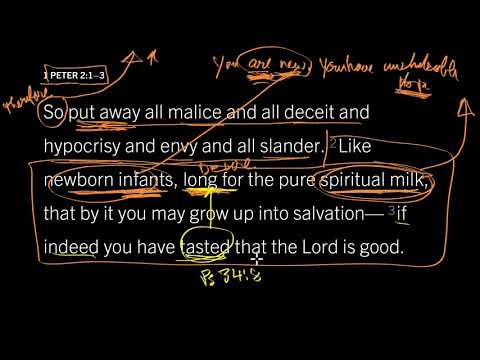 Spiritual Growth Is Not Optional: 1 Peter 2:1–3, Part 1