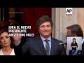 Jura el nuevo presidente argentino Milei  - 02:00 min - News - Video