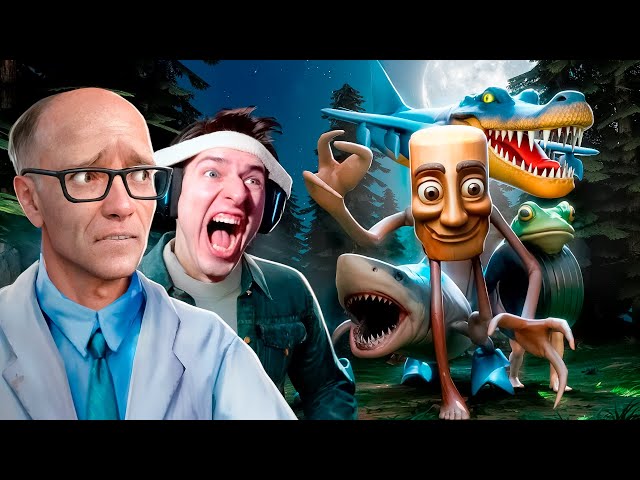 99 НОЧЕЙ В ЛЕСУ С ИТАЛЬЯНСКИМИ МЕМАМИ в VR! АНАТОХИЧ и ДРЫНДА в Garry's Mod