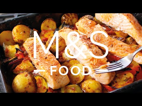 marksandspencer.com & Marks and Spencer Discount Code video: Chris' super salmon traybake | M&S FOOD