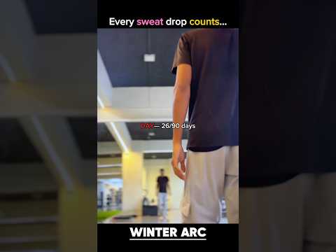 Every sweet drop counts♥️.. DAY— 26/90 winter arc #shorts #winterarc #chestworkout #thepratik31