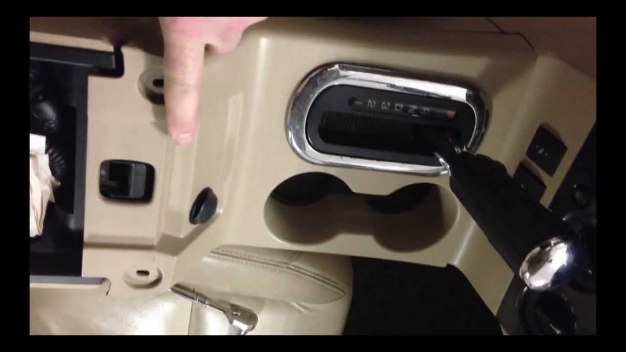 Ford expedition gear shift stuck #7