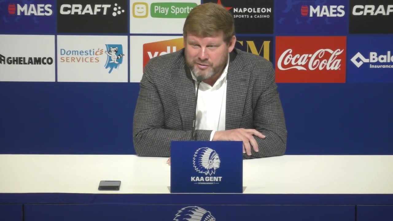 Persconferentie voor KAA Gent - Standard