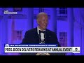 Biden speaks at the White House Correspondents’ Dinner  - 09:54 min - News - Video