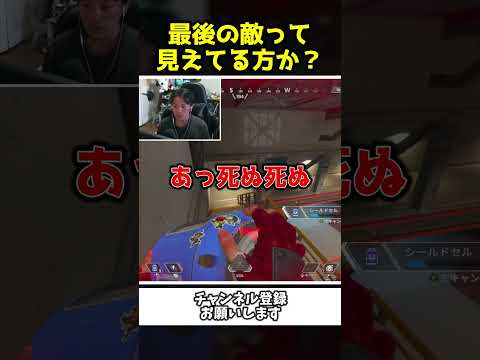 テンション高くプレイしてたら最後にチーターに倒される配信者ｗｗ【Apex Legends】【あゆむ】#shorts