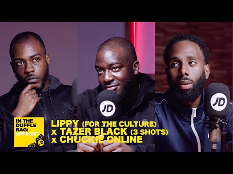 jdsports.co.uk & JD Sports Promo Code video: LIPPY (FOR THE CULTURE) x TAZER BLACK (3 SHOTS) x CHUCKIE ONLINE | JD IN THE DUFFLE BAG: UPFRONT