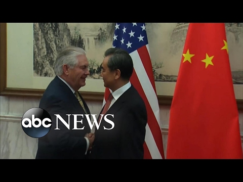 Secretary of State Rex Tillerson meets with Chinese officials