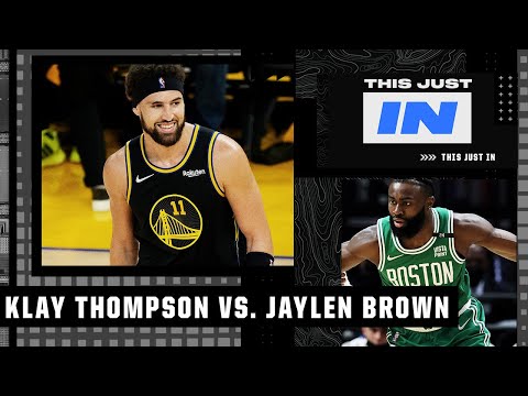 JJ Redick: The matchup to look out for is Jaylen Brown vs. Klay Thompson  | This Just In video clip