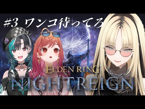 【ELDEN RING NIGHTREIGN】完全初見🔰りこりんでワンコ討伐じゃ！【虎金妃笑虎/ 輪堂千速/一条莉々華】※ネタバレあり