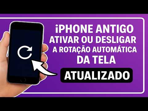 Como Ativar/Desativar a ROTAÇÃO AUTOMÁTICA da TELA no iPhone ANTIGO