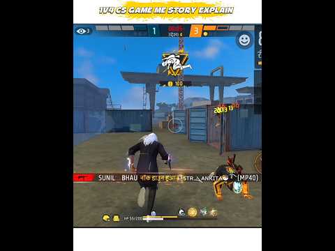 CS rank game 1v4#freefire #presetalightmotionffmax