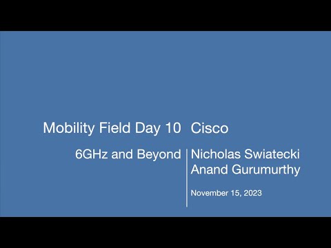 6GHz and Beyond with Cisco