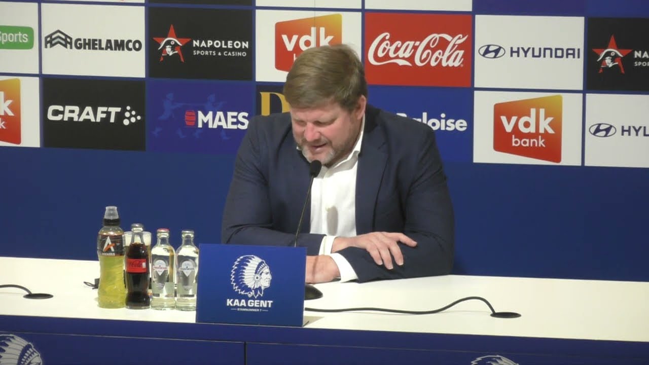 Persconferentie na KAA Gent - KV Kortrijk