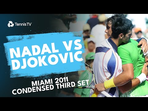 Novak Djokovic vs Rafael Nadal Thrilling Deciding Set In Full! | Miami 2011 Final Highlights