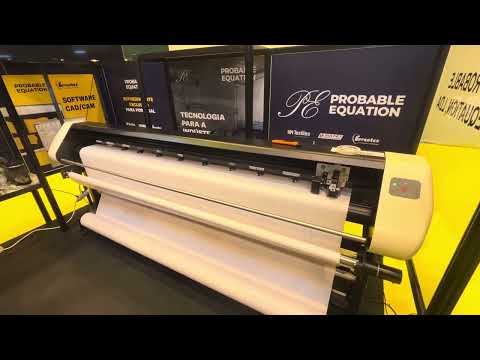 Plotter Inventex para Indústria Têxtil – Demonstração na Intertex Machinery | Probable Equation