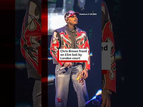 Chris Brown freed on £5m bail by London court. #ChrisBrown #BreezyBowlXX #UK #BBCNews