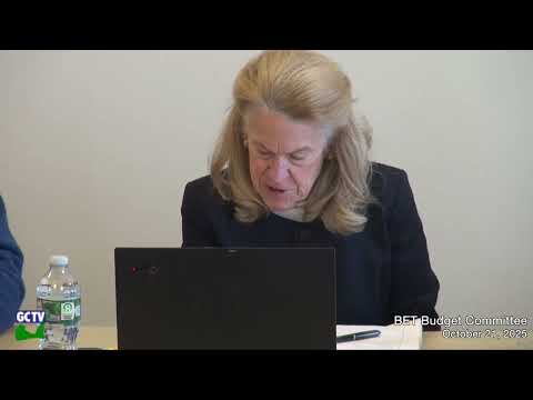BET Budget Committee, October 21, 2025