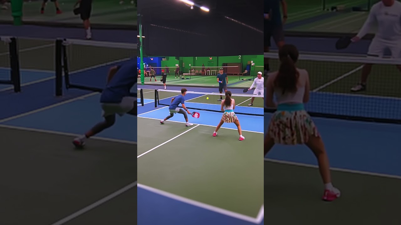 💪Proper Lob Handling #pickleballhighlights #pickleball #sports #sporthighlights