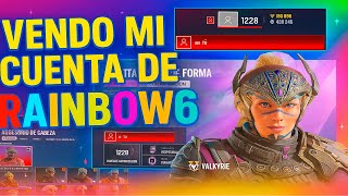 VENDO MI CUENTA DE RAINBOW6 DE 10 AÑOS DE JUEGO
