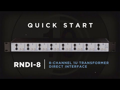 Quick Start: The RNDI-8