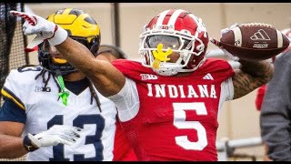 IU Football - Indiana beats Michigan 20-15! History made - 10-0 1st time! Dramatic win!