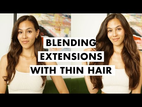 How to Blend Extensions with Thin Hair | Thin Hair Solutions