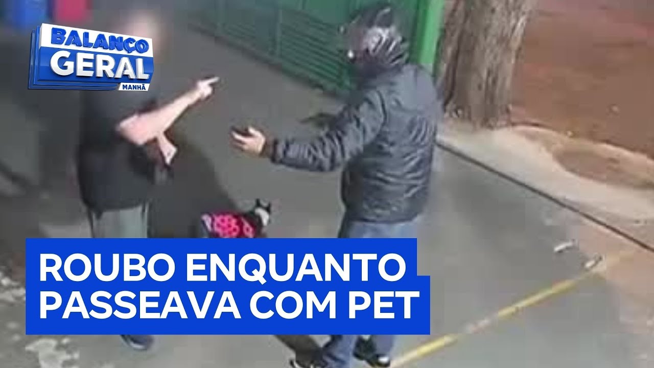 Homem é assaltado enquanto passeava com cachorro na zona sul de São Paulo