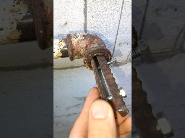 Genius DIY Plumbing Idea! Great Method to Remove Broken Faucet Threads from a Pipe #diy #plumbing