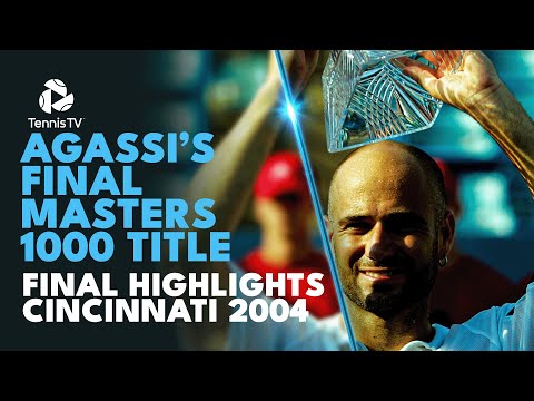 Andre Agassi's Final Masters 1000 Title | Cincinnati 2004 Final Highlights