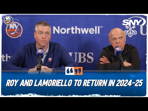 Patrick Roy &  Lou Lamoriello reflect on Islanders loss to Carolina, will return next season | SNY