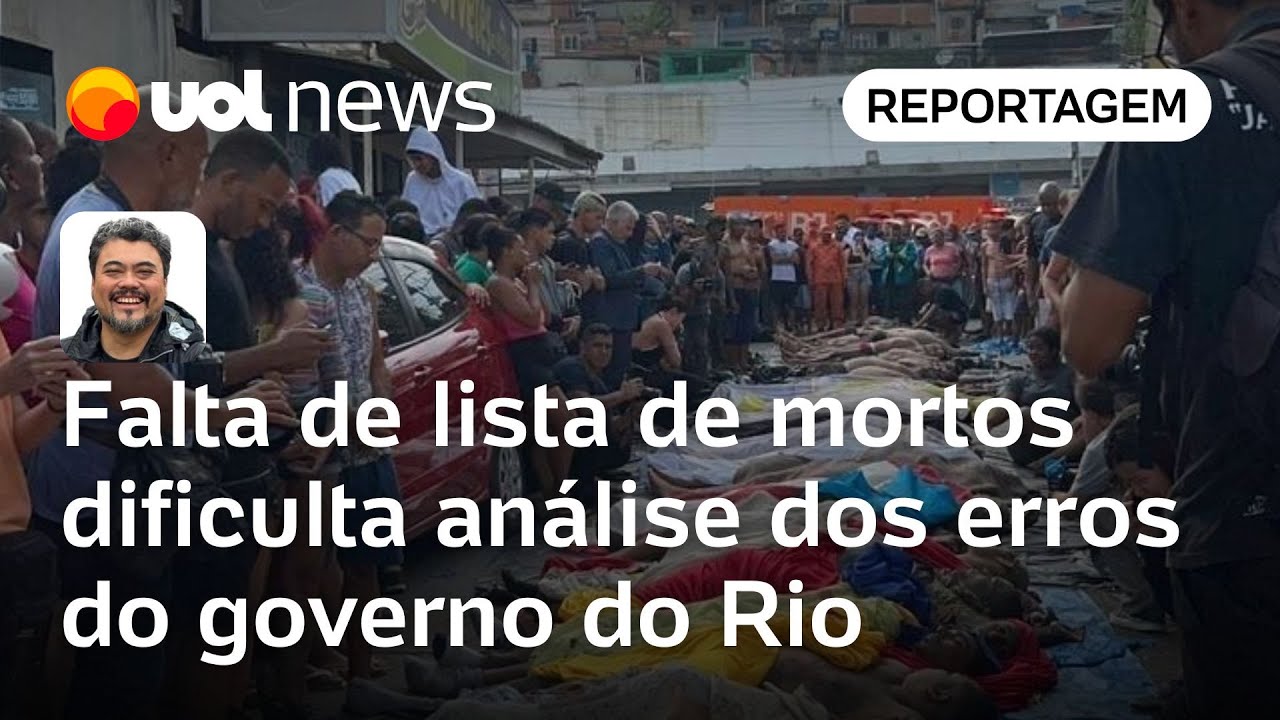 Falta de lista de mortos dificulta análise dos erros do governo do Rio de Janeiro | Sakamoto  TV Online Falta de lista de mortos dificulta análise dos erros do governo do Rio de Janeiro | Sakamoto