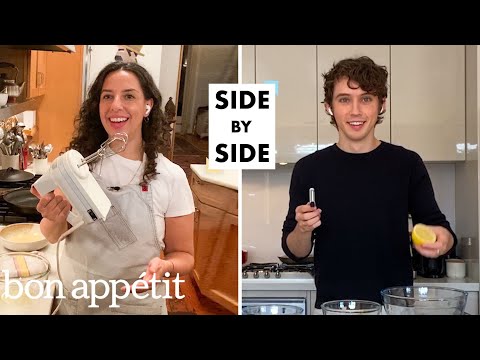 Troye Sivan Tries to Keep Up With a Professional Chef | Side-by-Side Chef | Bon Appétit