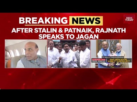 YSRCP Backs NDA's Vice Presidential Pick; Rajnath Singh Reaches Out to Key Parties