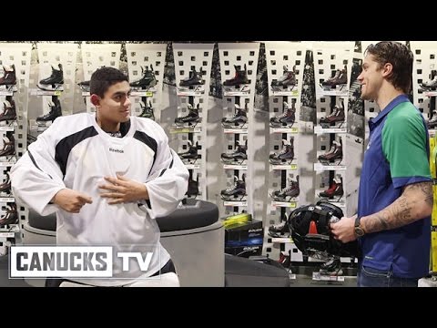 Jacob Markstrom Surprises Young Goalie with New Gear video clip